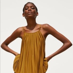 Zara pleated top
